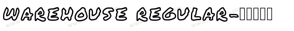 Warehouse Regular字体转换